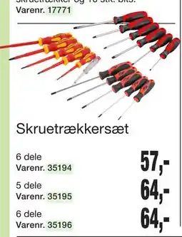 Harald Nyborg Skruetrækkersæt tilbud