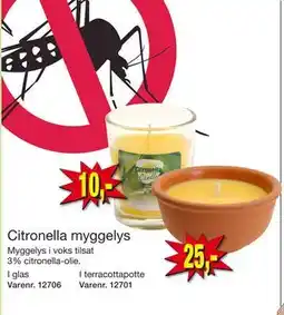 Harald Nyborg Citronella myggelys tilbud