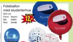 Harald Nyborg Folieballon med studenterhue tilbud