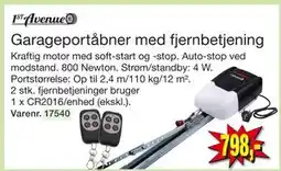 Harald Nyborg Garageportåbner med fjernbetjening tilbud