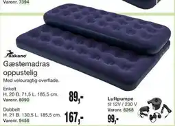 Harald Nyborg Gæstemadras oppustelig tilbud