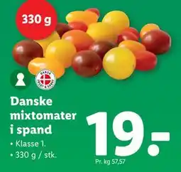 Lidl Danske mixtomater i spand tilbud