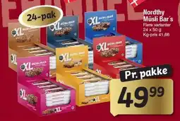 Fakta Tyskland Nordthy Müsli Bar's tilbud