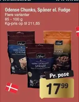 Fakta Tyskland Odense Chunks, Spåner el. Fudge tilbud