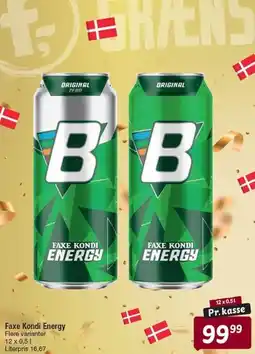 Fakta Tyskland Faxe Kondi Energy tilbud