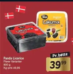 Fakta Tyskland Panda Licorice tilbud
