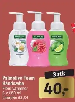 Fakta Tyskland Palmolive foam håndsæbe tilbud