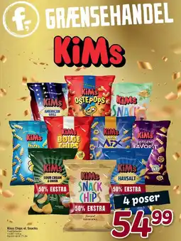 Fakta Tyskland Kims Chips el. Snacks tilbud