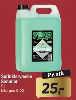 Fakta Tyskland Sprinklervæske Sommer tilbud