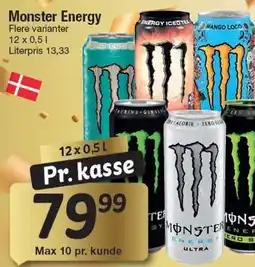 Fakta Tyskland Monster Energy tilbud