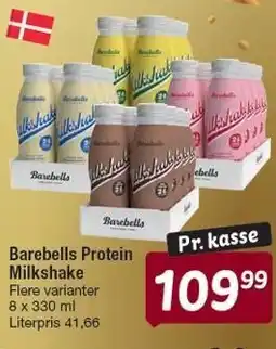 Fakta Tyskland Barbells Protein Milkshake tilbud