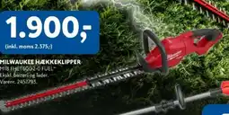 Davidsen MILWAUKEE HÆKKEKLIPPER M18 FHET60G2-0 FUEL™ tilbud