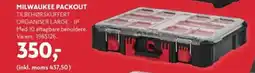 Davidsen MILWAUKEE PACKOUT TILBEHØRSKUFFERT - ORGANISER LARGE-1P Med 10 aftagbare beholdere. Varenr. 1965126. tilbud