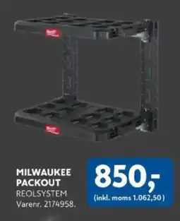 Davidsen MILWAUKEE PACKOUT REOLSYSTEM Varenr. 2174958. tilbud