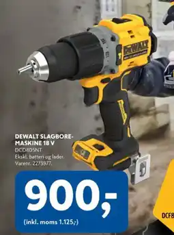Davidsen DEWALT SLAGBORE- MASKINE 18 V DCD805NT tilbud