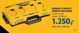 Davidsen DEWALT 4 PORTS HURTIG OPLADER tilbud