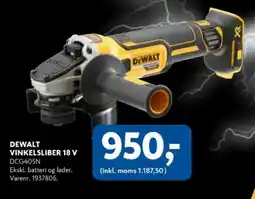Davidsen DEWALT VINKELSLIBER 18 V tilbud