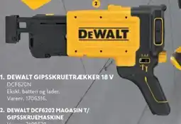 Davidsen 2. DEWALT DCF6202 MAGASIN T GIPSSKRUEMASKINE tilbud