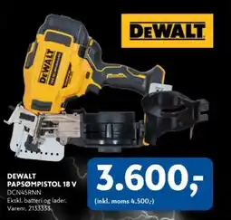 Davidsen DEWALT PAPSØMPISTOL 18 V DCN45RNN tilbud