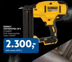 Davidsen DEWALT STIFTEPISTOL 18 V DCN680N tilbud