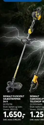 Davidsen DEWALT FLEXVOLT GRÆSTRIMMER DCM571N tilbud
