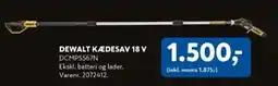Davidsen DEWALT KÆDESAV 18 V tilbud