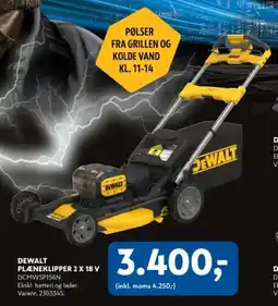 Davidsen DEWALT PLÆNEKLIPPER 2 X 18 V tilbud