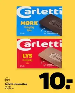 Netto Carletti chokopȧlæg tilbud