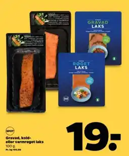 Netto Gravad, kold- eller varmrøget laks tilbud