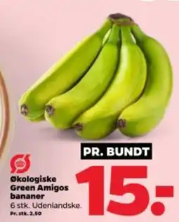 Netto Økologiske Green Amig bananer os tilbud