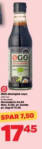 Netto OGO ekologisk soya tilbud