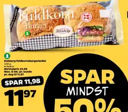Netto Kohberg fuldkornsburgerboller tilbud