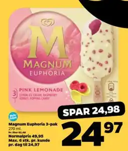 Netto Magnum Euphoria 3-pak tilbud