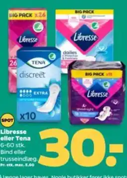 Netto Libresse eller Tena tilbud