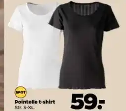 Netto Pointelle t-shirt Str. S-XL. tilbud