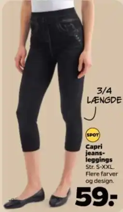 Netto Capri jeans- leggings tilbud