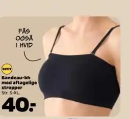 Netto Bandeau-bh med aftagelige stropper Str. S-XL. tilbud