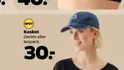 Netto Kasket Denim eller leopard. tilbud