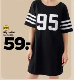 Netto Big t-shirt Str. S-XXL tilbud