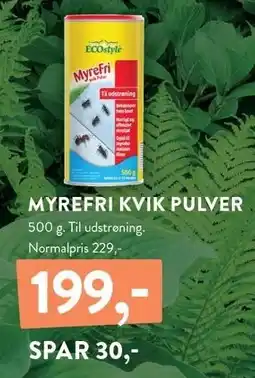 Plantorama MYREFRI KVIK PULVER tilbud