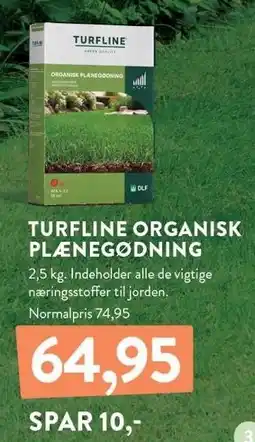 Plantorama TURFLINE ORGANISK PLÆNEGØDNING tilbud
