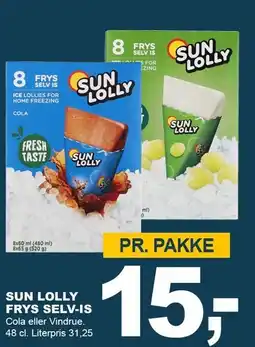 Let-Køb SUN LOLLY FRYS SELV-IS tilbud