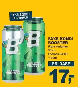Let-Køb FAXE KONDI BOOSTER tilbud