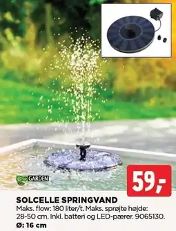 jem & fix SOLCELLE SPRINGVAND tilbud