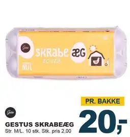 Let-Køb GESTUS SKRABEÆG tilbud