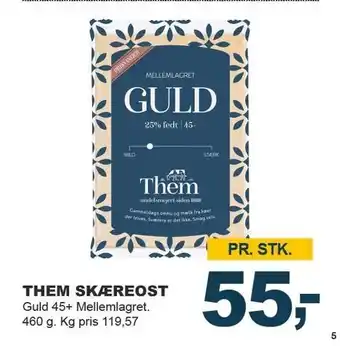 Let-Køb THEM SKÆREOST tilbud