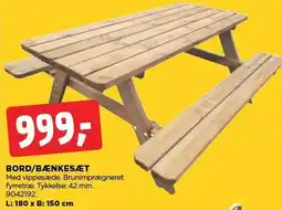 jem & fix BORD/BÆNKESÆT tilbud