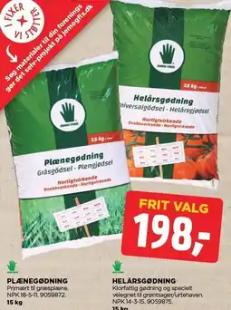 jem & fix PLÆNEGØDNING ELLER HELÅRSGØDNING tilbud