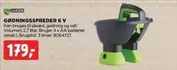 jem & fix GØDNINGSSPREDER 6 V tilbud