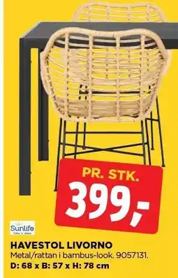 jem & fix HAVESTOL LIVORNO tilbud
